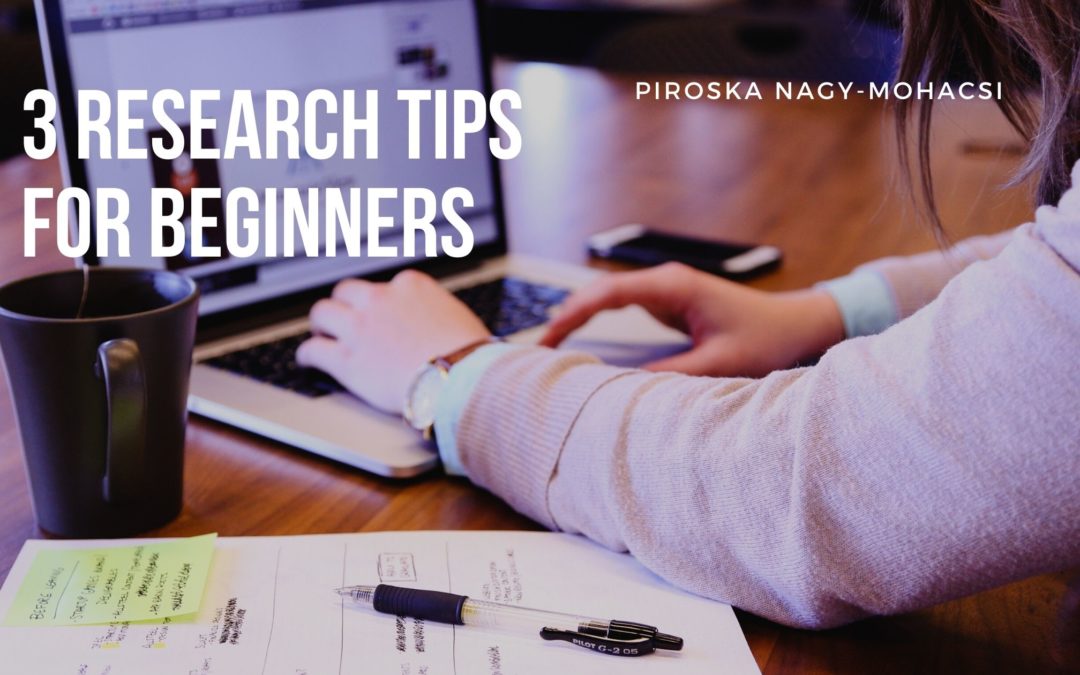 3 Research Tips for Beginners
